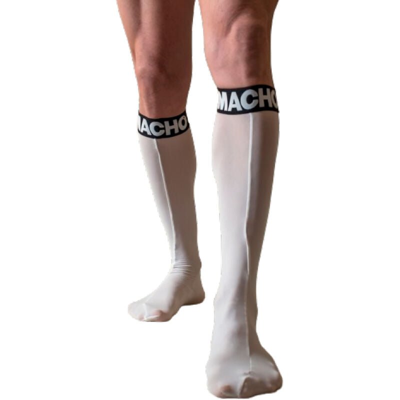 MACHO - CALZINI SOTTILI TAGLIA UNICA BIANCO - MACHO UNDERWEAR - Intimo per le occasioni speciali | The Game Lingerie