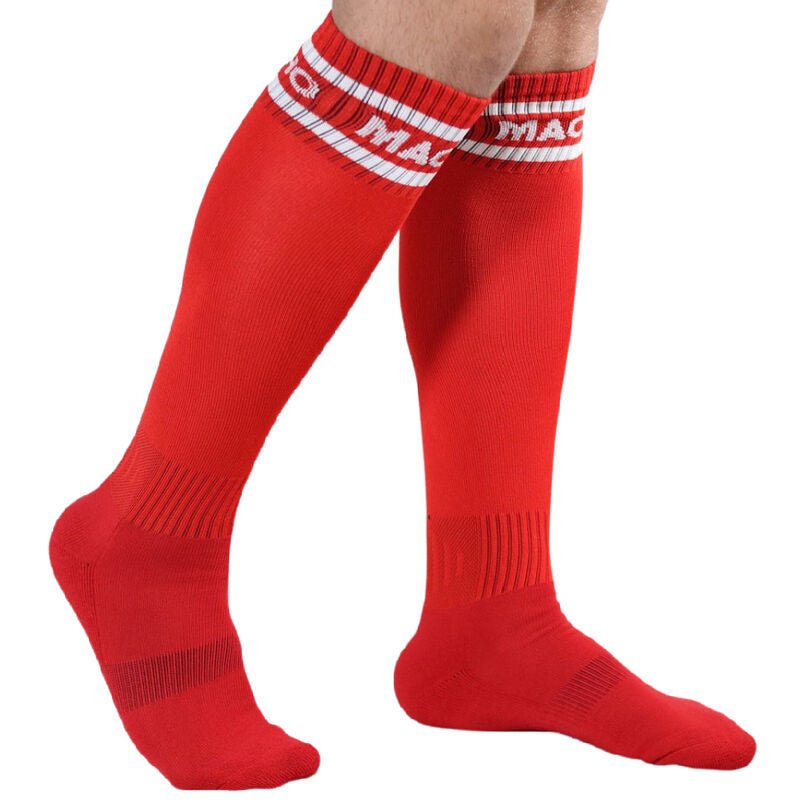 MACHO - CALZINO LUNGO TAGLIA UNICA ROSSO - MACHO UNDERWEAR - Intimo per le occasioni speciali | The Game Lingerie