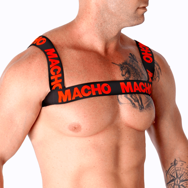 MACHO - DOPPIA PETTORINA ROSSA - MACHO UNDERWEAR - Intimo per le occasioni speciali | The Game Lingerie