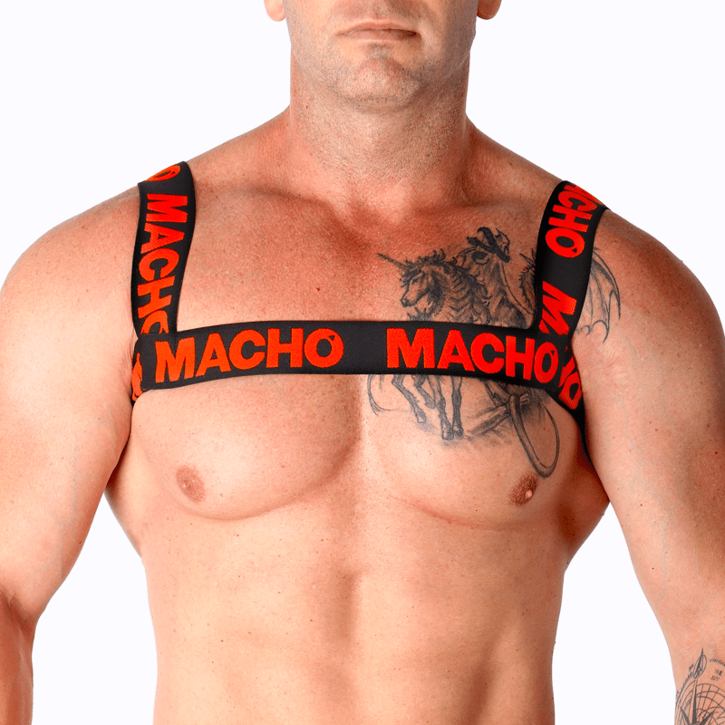 MACHO - DOPPIA PETTORINA ROSSA - MACHO UNDERWEAR - Intimo per le occasioni speciali | The Game Lingerie