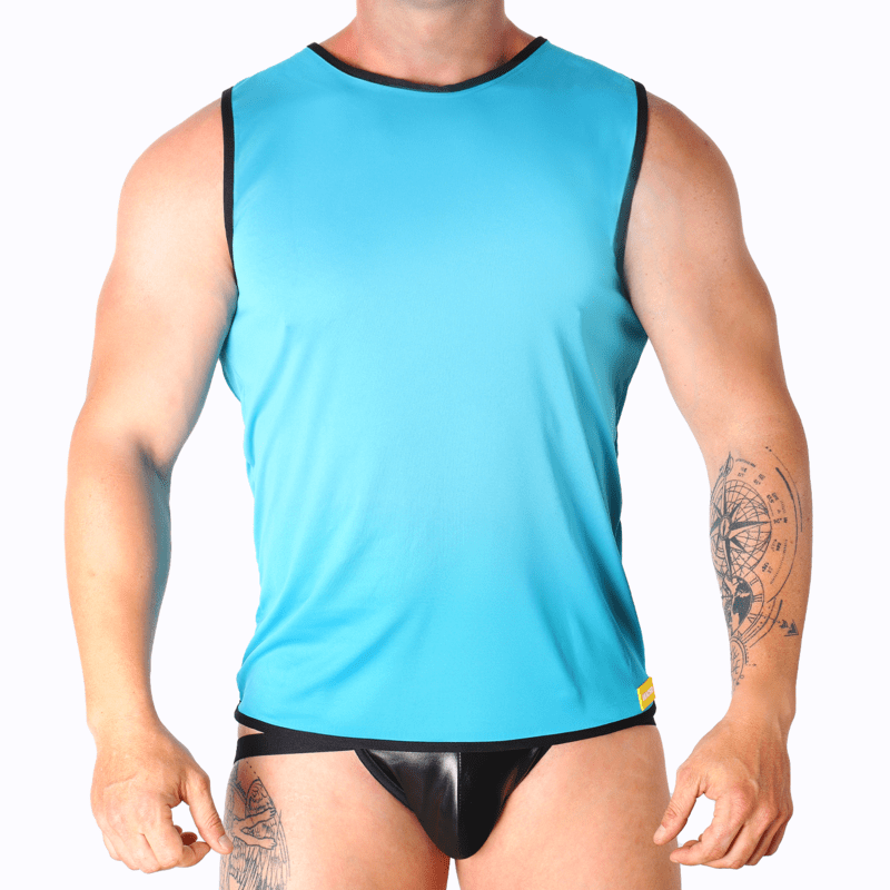 MACHO - MAGLIETTA BLU S/M - MACHO UNDERWEAR - Intimo per le occasioni speciali | The Game Lingerie