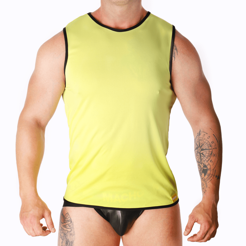 MACHO - MAGLIETTA GIALLA S/M - MACHO UNDERWEAR - Intimo per le occasioni speciali | The Game Lingerie