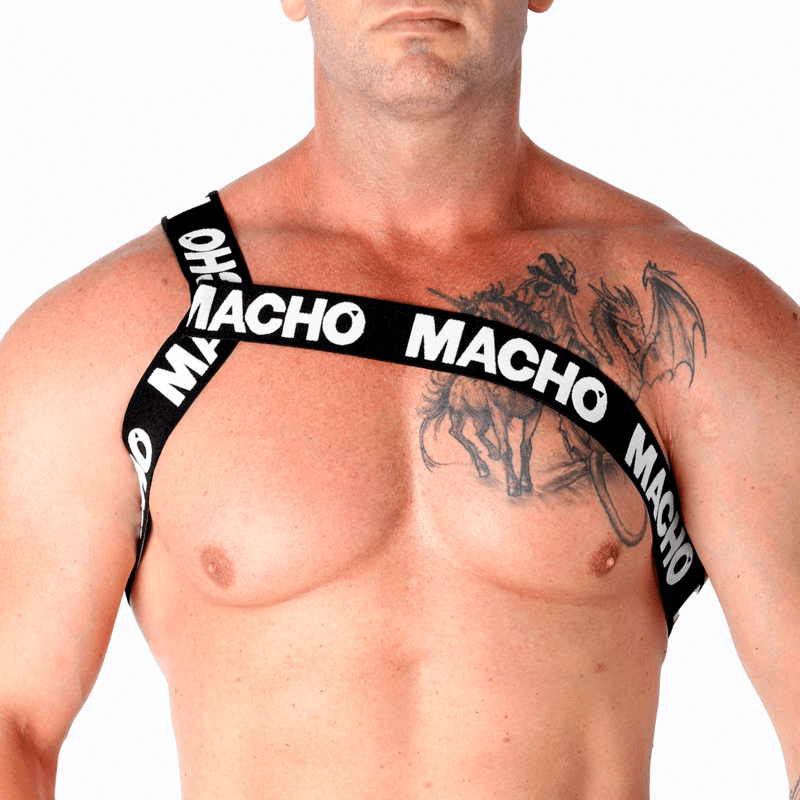 MACHO - PETTORINA ROMANA BIANCA S/M - MACHO UNDERWEAR - Intimo per le occasioni speciali | The Game Lingerie