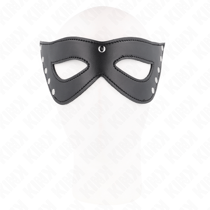 MASCHERA IN SIMILPELLE 5 RIVETTI 28 x 8 CM - KINK - KINK MASKED ALLURE - Intimo per le occasioni speciali | The Game Lingerie