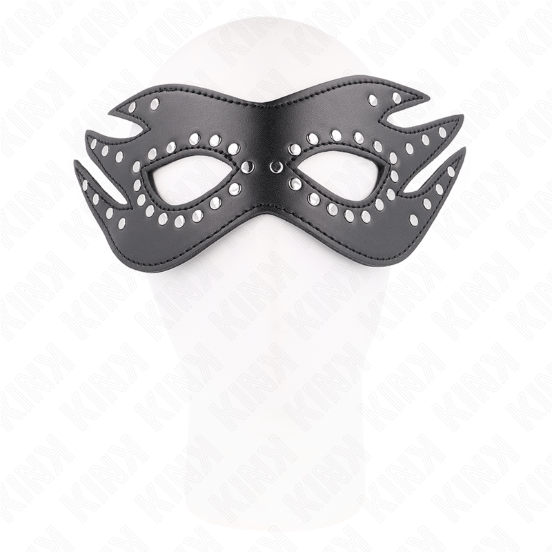 MASCHERA IN SIMILPELLE CON RIVETTI MODELLO 3 26 x 9,5 CM - KINK - KINK MASKED ALLURE - Intimo per le occasioni speciali | The Game Lingerie