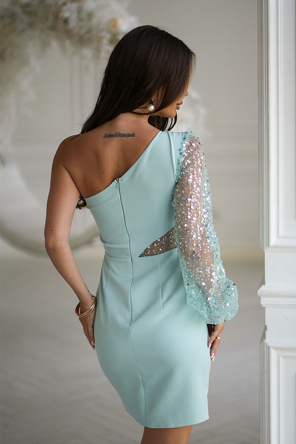  Vestito lungo model 219683 Bicotone 