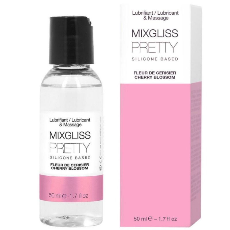 MIXGLISS - LUBRIFICANTE AL SILICONE PRETTY FIORE DI CILIEGIO 50 ML - MIXGLISS - Intimo per le occasioni speciali | The Game Lingerie