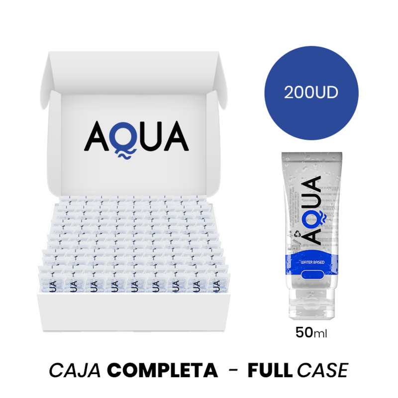 MOQ 200 - AQUA QUALITY LUBRIFICANTE A BASE ACQUA 50 ML - AQUA QUALITY - Intimo per le occasioni speciali | The Game Lingerie