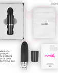 MORESSA - IVY VIBRATORE STIMOLATORE DA VIAGGIO NERO - MORESSA - Intimo per le occasioni speciali | The Game Lingerie