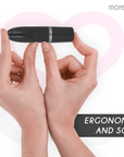 MORESSA - IVY VIBRATORE STIMOLATORE DA VIAGGIO NERO - MORESSA - Intimo per le occasioni speciali | The Game Lingerie