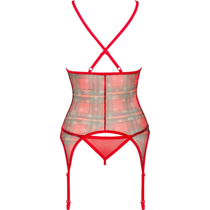 OBSESSIVE - CORSETTO JOLLYMORE M/L - OBSESSIVE XMAS - Intimo per le occasioni speciali | The Game Lingerie