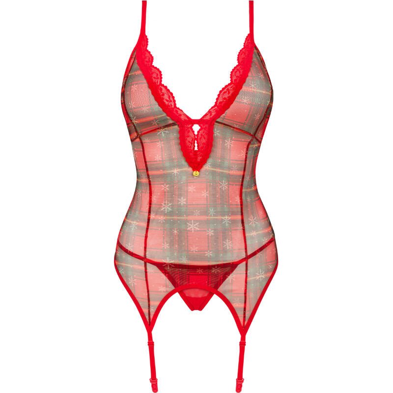 OBSESSIVE - CORSETTO JOLLYMORE M/L - OBSESSIVE XMAS - Intimo per le occasioni speciali | The Game Lingerie