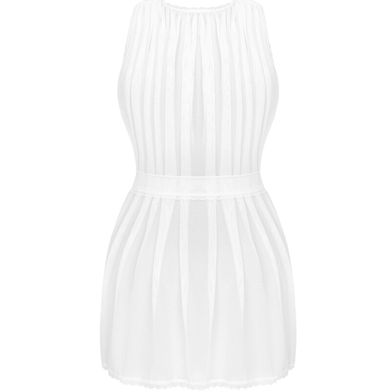 OBSESSIVE - PEIGNOIR CELESTE XL/XXL - OBSESSIVE BABYDOLL - Intimo per le occasioni speciali | The Game Lingerie