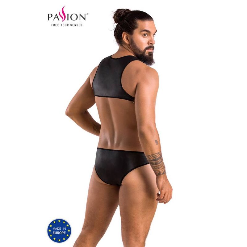 PASSION - 056 BODY ADAM NERO S/M - PASSION MEN - Intimo per le occasioni speciali | The Game Lingerie