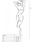 PASSION - BODYSTOCKING BS100 NERO TAGLIA UNICA - PASSION WOMAN BODYSTOCKINGS - Intimo per le occasioni speciali | The Game Lingerie
