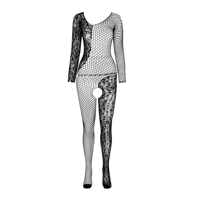 PASSION - BS 107 BODYSTOCKING NERO TAGLIA UNICA - PASSION WOMAN BODYSTOCKINGS - Intimo per le occasioni speciali | The Game Lingerie