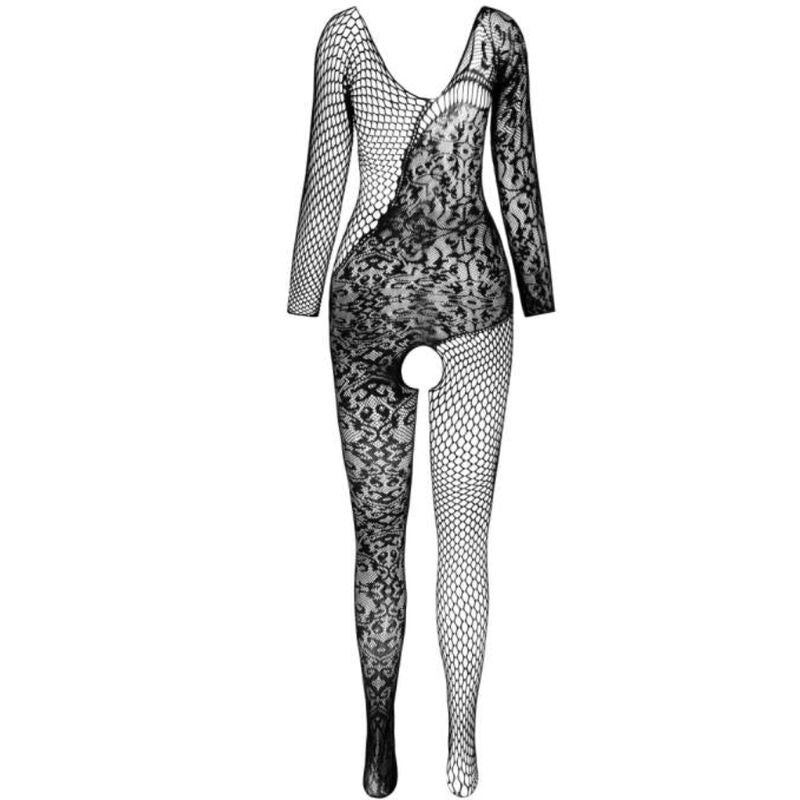 PASSION - BS 107 BODYSTOCKING NERO TAGLIA UNICA - PASSION WOMAN BODYSTOCKINGS - Intimo per le occasioni speciali | The Game Lingerie