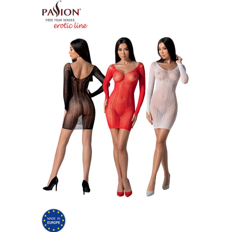 PASSION - BS101 BODYSTOCKING NERO TAGLIA UNICA - PASSION WOMAN BODYSTOCKINGS - Intimo per le occasioni speciali | The Game Lingerie