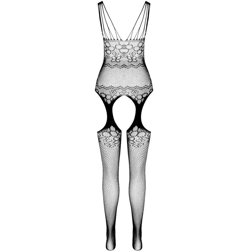 PASSION - COLLEZIONE ECO BODYSTOCKING ECO BS004 NERO - PASSION WOMAN BODYSTOCKINGS - Intimo per le occasioni speciali | The Game Lingerie