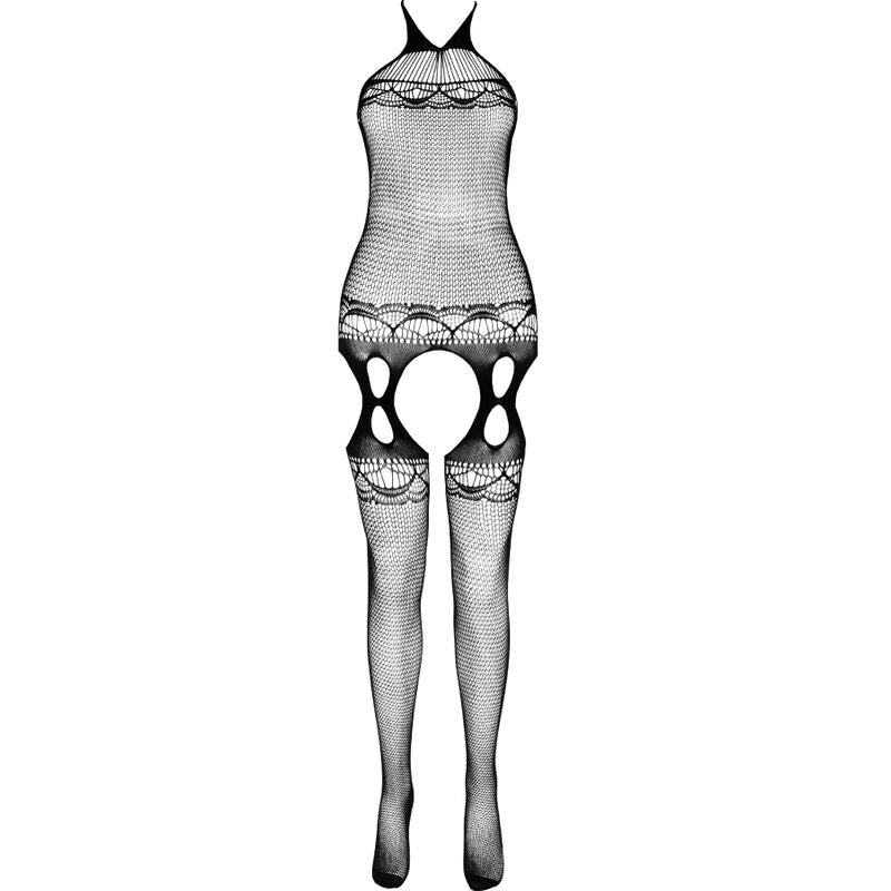 PASSION - COLLEZIONE ECO BODYSTOCKING ECO BS006 NERO - PASSION WOMAN BODYSTOCKINGS - Intimo per le occasioni speciali | The Game Lingerie