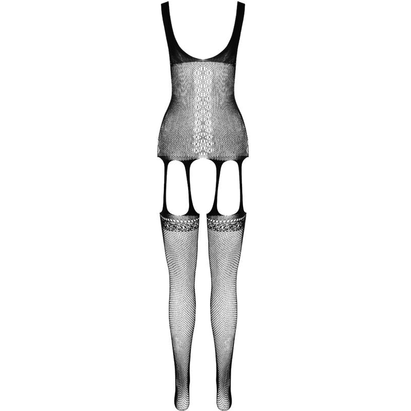 PASSION - COLLEZIONE ECO BODYSTOCKING ECO BS007 NERO - PASSION WOMAN BODYSTOCKINGS - Intimo per le occasioni speciali | The Game Lingerie