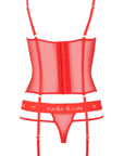PASSION - CORSETTO KYOKA ROSSO S/M - PASSION WOMAN CORSETS - Intimo per le occasioni speciali | The Game Lingerie