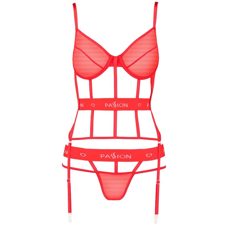 PASSION - CORSETTO KYOKA ROSSO S/M - PASSION WOMAN CORSETS - Intimo per le occasioni speciali | The Game Lingerie