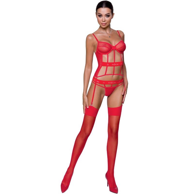 PASSION - CORSETTO KYOKA ROSSO S/M - PASSION WOMAN CORSETS - Intimo per le occasioni speciali | The Game Lingerie