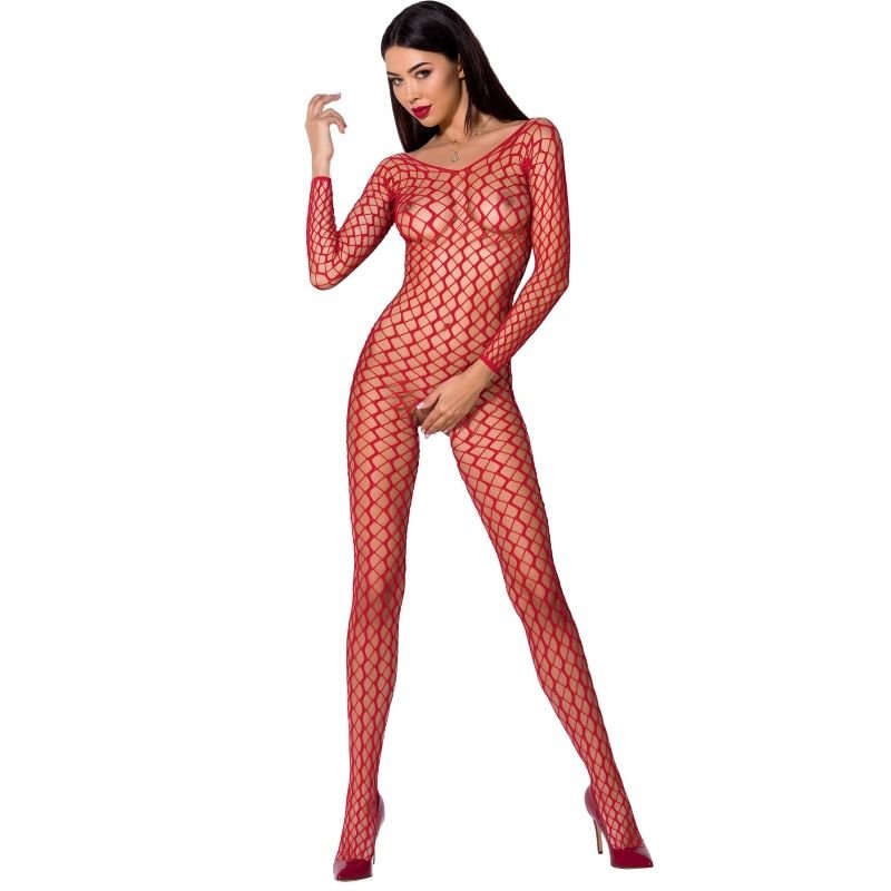 PASSION - DONNA BS068 BODYSTOCKING NERO TAGLIA UNICA - PASSION WOMAN - Intimo per le occasioni speciali | The Game Lingerie