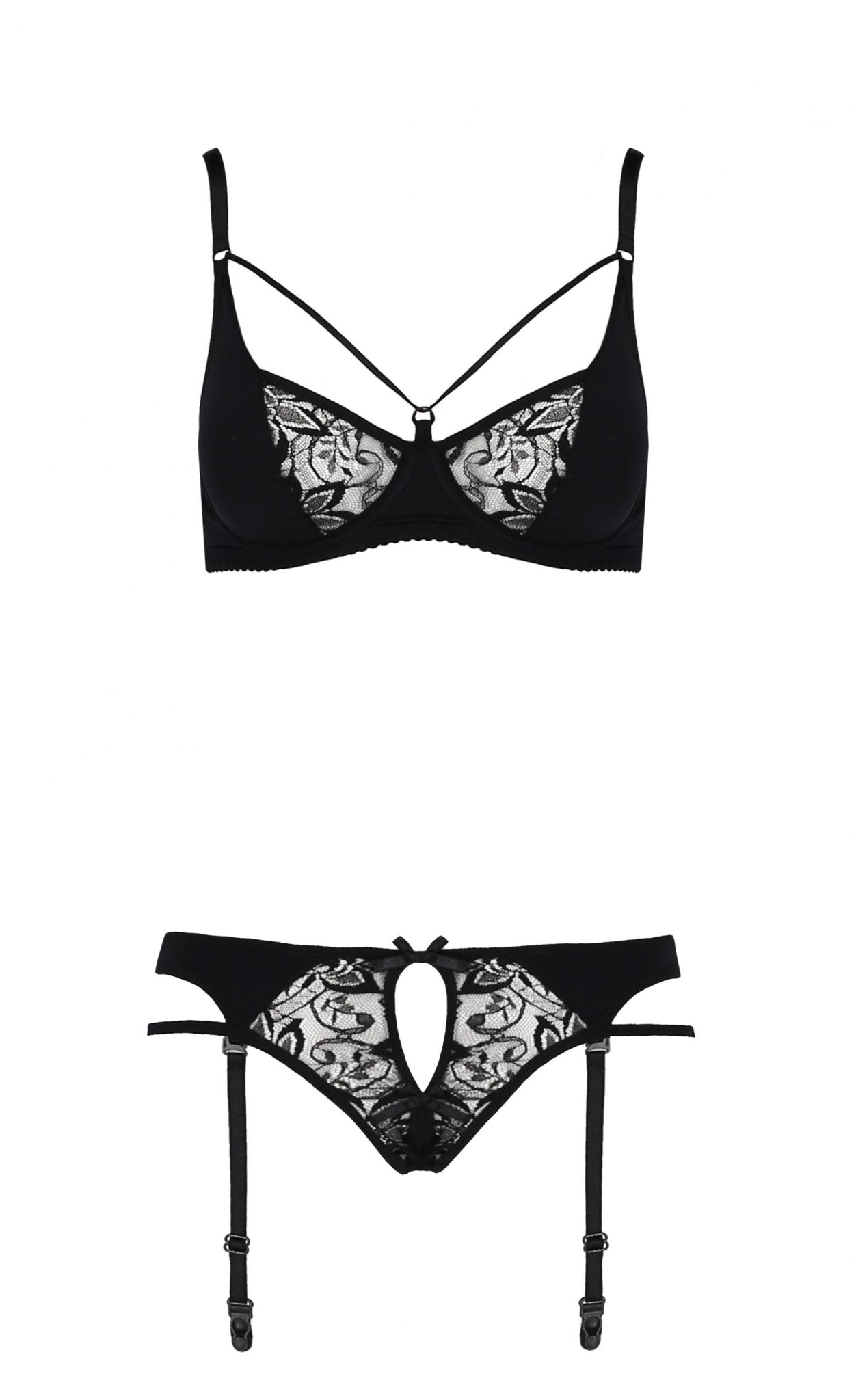 PASSION - DONNA PAULINE SET 3 PEZZI - PASSION WOMAN SETS - Intimo per le occasioni speciali | The Game Lingerie