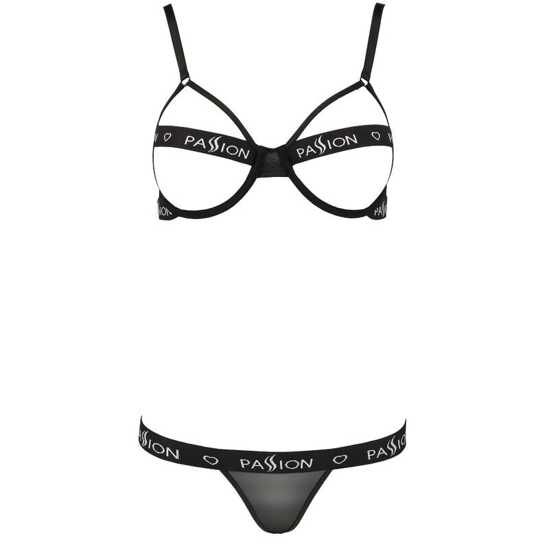 PASSION - SET DUE PEZZI KYOKA NERO S/M - PASSION WOMAN SETS - Intimo per le occasioni speciali | The Game Lingerie