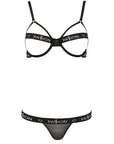 PASSION - SET DUE PEZZI KYOKA NERO S/M - PASSION WOMAN SETS - Intimo per le occasioni speciali | The Game Lingerie