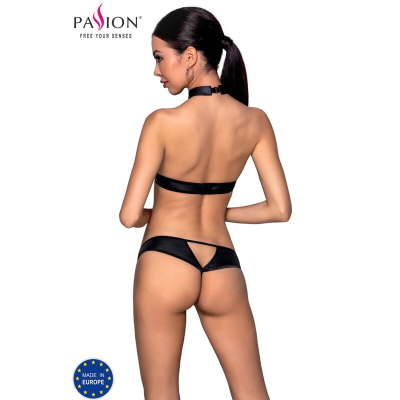 PASSION - SET MALWIA IN PELLE ECOLOGICA S/M - PASSION WOMAN SETS - Intimo per le occasioni speciali | The Game Lingerie
