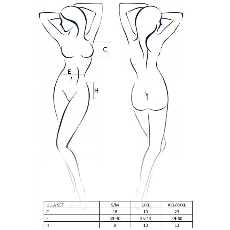 PASSION - SET ULLA E DONNA TAGLIA S/M - PASSION WOMAN SETS - Intimo per le occasioni speciali | The Game Lingerie
