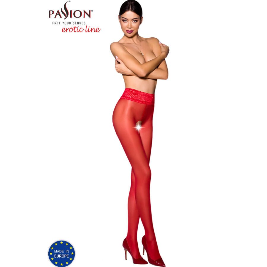 PASSION - TIOPEN 008 COLLANT BIANCO 1/2 30 DEN - PASSION WOMAN GARTER & STOCK - Intimo per le occasioni speciali | The Game Lingerie