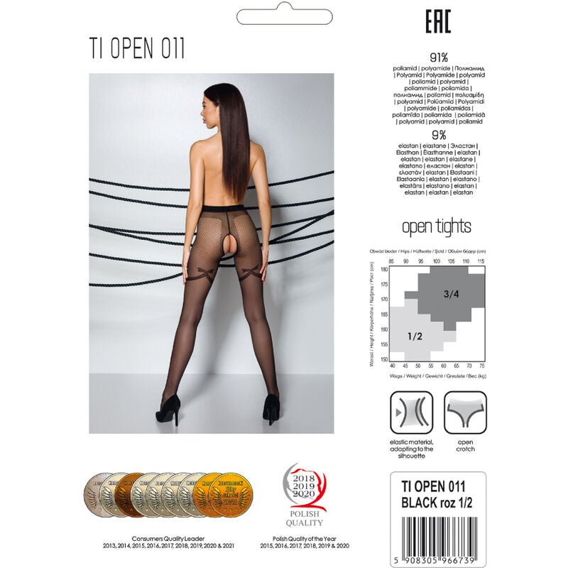 PASSION - TIOPEN 011 COLLANT NERO 1/2 20 DEN - PASSION WOMAN GARTER & STOCK - Intimo per le occasioni speciali | The Game Lingerie