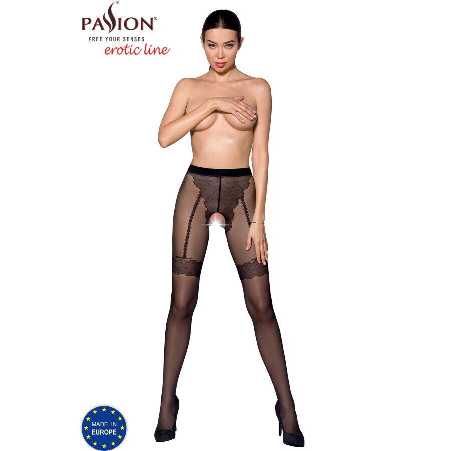 PASSION - TIOPEN 016 COLLANT NERO 1/2 20 DEN - PASSION WOMAN GARTER & STOCK - Intimo per le occasioni speciali | The Game Lingerie
