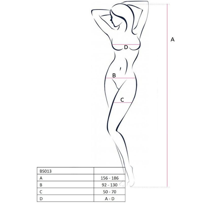 PASSION - WOMAN BS013 BODYSTOCKING BIANCO TAGLIA UNICA - PASSION WOMAN BODYSTOCKINGS - Intimo per le occasioni speciali | The Game Lingerie