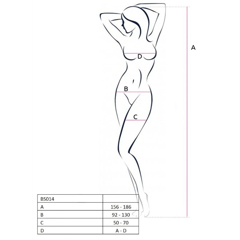 PASSION - WOMAN BS014 BODYSTOCKING ROSSO TAGLIA UNICA - PASSION WOMAN BODYSTOCKINGS - Intimo per le occasioni speciali | The Game Lingerie