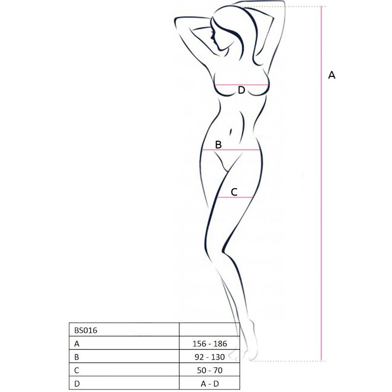 PASSION - WOMAN BS016 BODYSTOCKING ROSSO TAGLIA UNICA - PASSION WOMAN BODYSTOCKINGS - Intimo per le occasioni speciali | The Game Lingerie