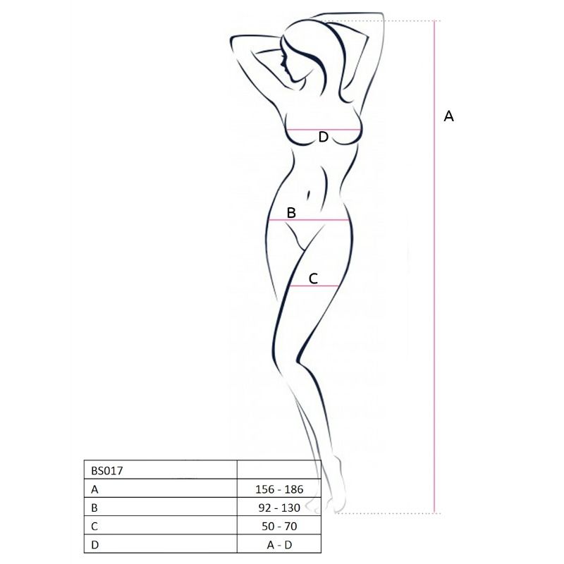 PASSION - WOMAN BS017 BODYSTOCKING BIANCO TAGLIA UNICA - PASSION WOMAN BODYSTOCKINGS - Intimo per le occasioni speciali | The Game Lingerie