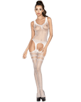 PASSION WOMAN BS038 BODYSTOCKING BIANCO TAGLIA UNICA - PASSION WOMAN - Intimo per le occasioni speciali | The Game Lingerie