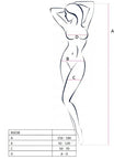PASSION WOMAN BS038 BODYSTOCKING NERO TAGLIA UNICA - PASSION WOMAN - Intimo per le occasioni speciali | The Game Lingerie