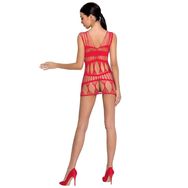 PASSION WOMAN BS089 BODYSTOCKING ROSSO TAGLIA UNICA - PASSION WOMAN - Intimo per le occasioni speciali | The Game Lingerie