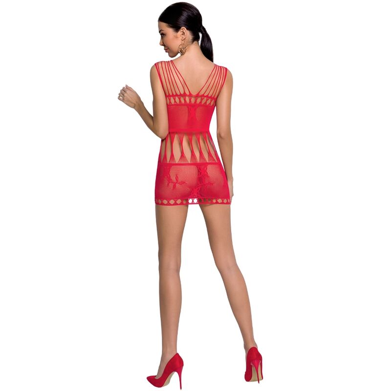 PASSION WOMAN BS090 BODYSTOCKING ROSSO TAGLIA UNICA - PASSION WOMAN - Intimo per le occasioni speciali | The Game Lingerie