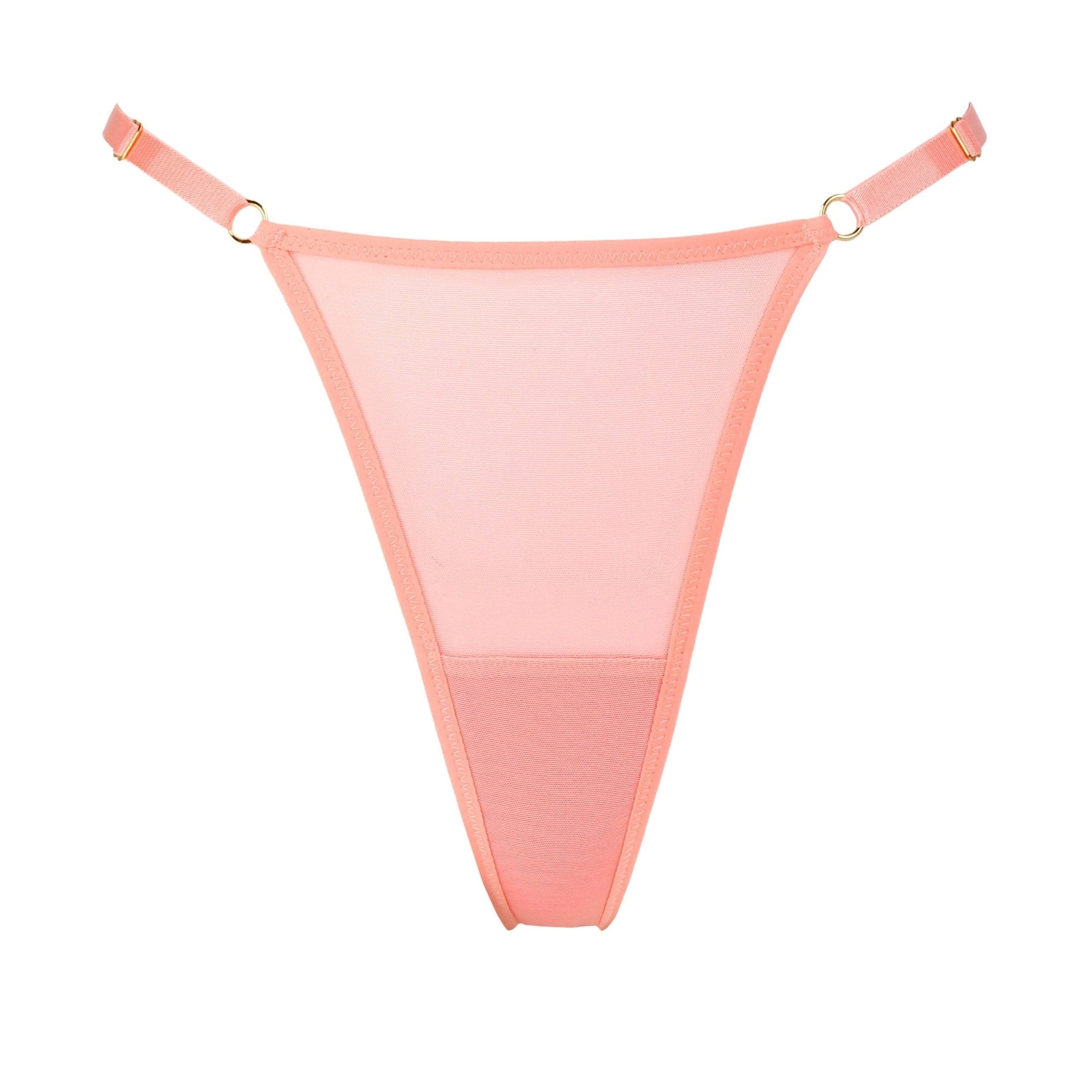 Perizoma a taglio alto regolabile PEACH - Flash You and Me - The Game Lingerie