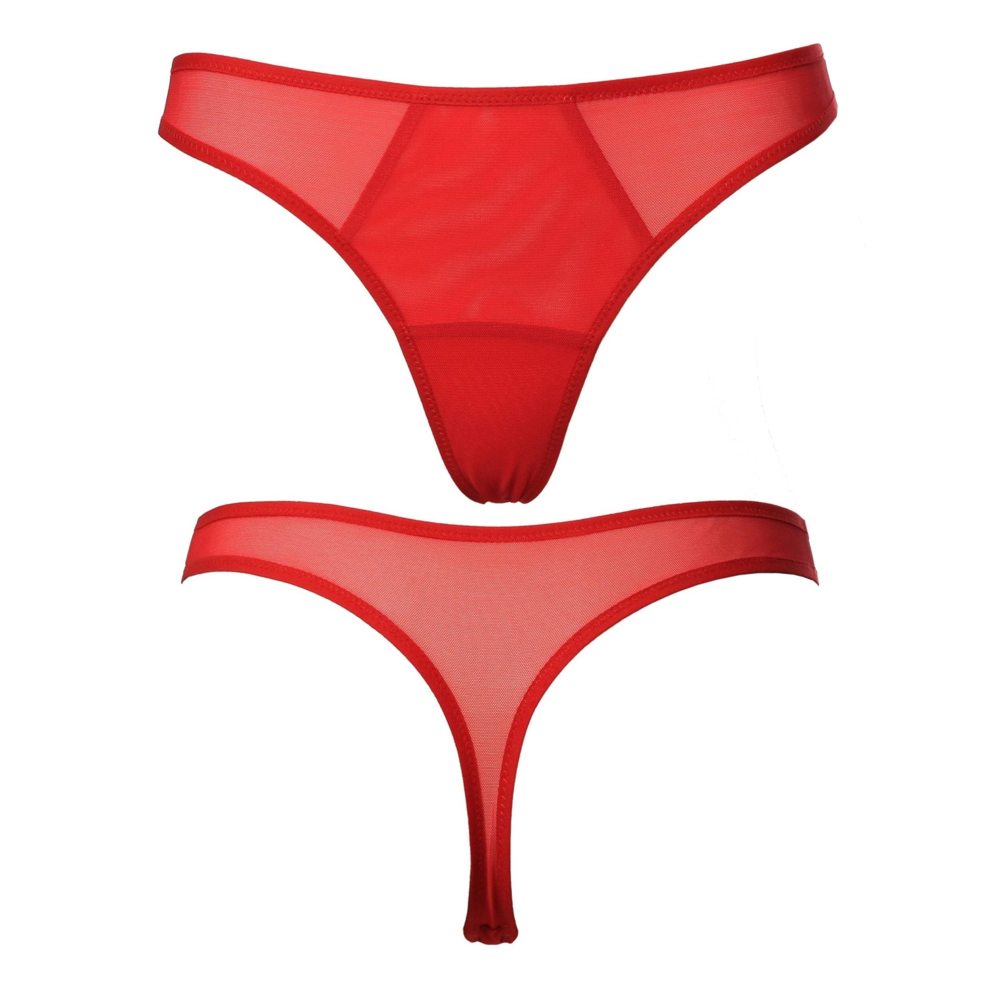 Perizoma Red Mesh in rete rossa - Flash You and Me - The Game Lingerie