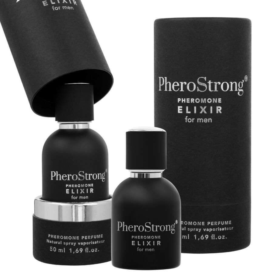 PHEROSTRONG - ELISIR AI FEROMONI PER UOMINI 50 ML - PHEROSTRONG - Intimo per le occasioni speciali | The Game Lingerie