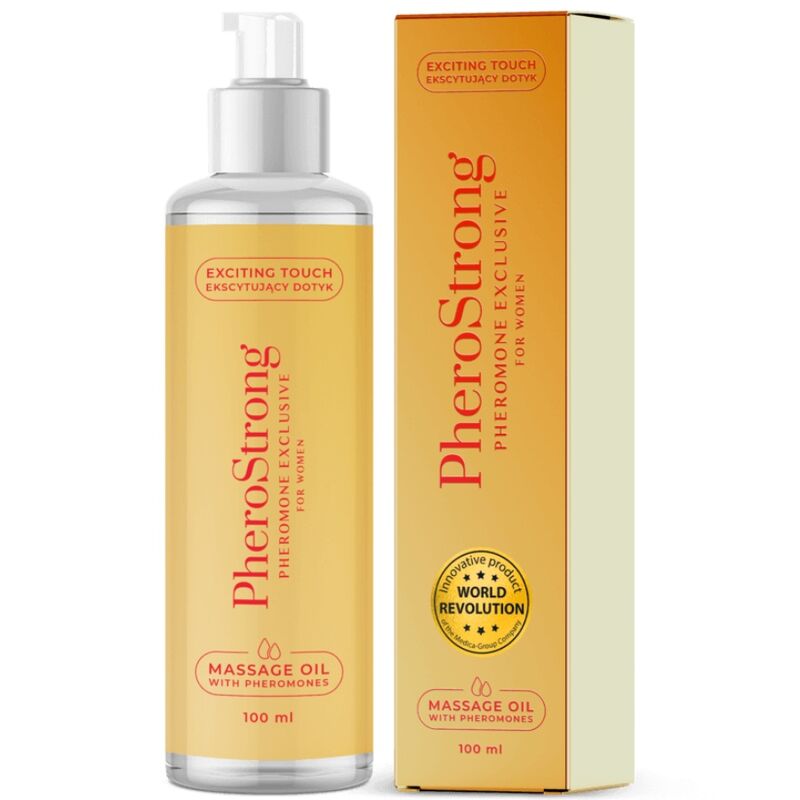 PHEROSTRONG - OLIO DA MASSAGGIO ESCLUSIVO PER DONNE 100 ML - PHEROSTRONG - Intimo per le occasioni speciali | The Game Lingerie