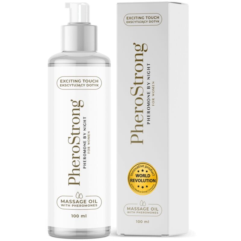 PHEROSTRONG - OLIO DA MASSAGGIO NOTTURNO PER DONNE 100 ML - PHEROSTRONG - Intimo per le occasioni speciali | The Game Lingerie